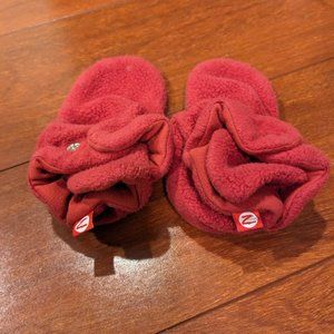 Red 24 month Zutano Booties